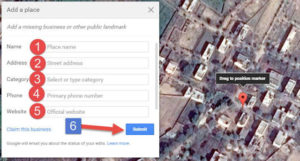 add your office address on google map
