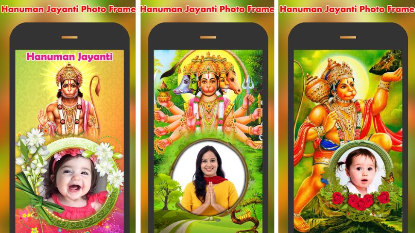 Hanuman Jayanti Photo Frames