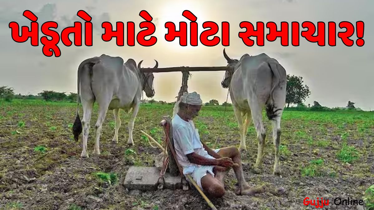 ગુજરાતના ખેડૂતો માટે મોટા સમાચાર!