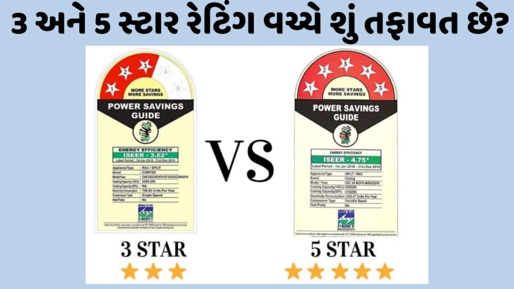 Different Between 3 Star And 5 Star Air Conditioner